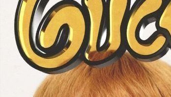 Elegant lettering over a blond close-up