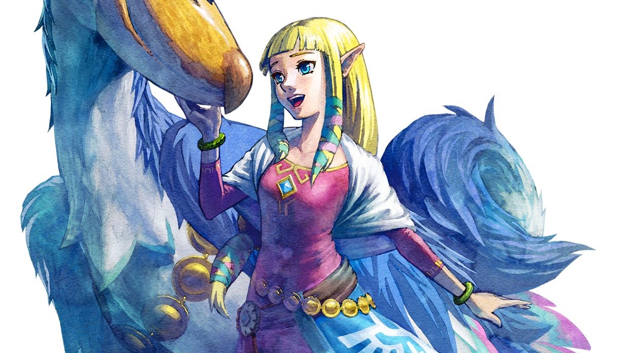 Skyward Sword official Zelda art
