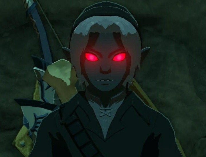 Dark Link with red eyes