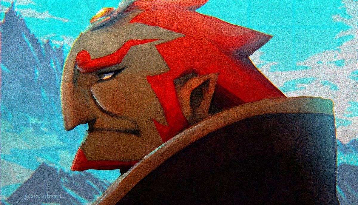Wind Waker Ganondorf, painterly