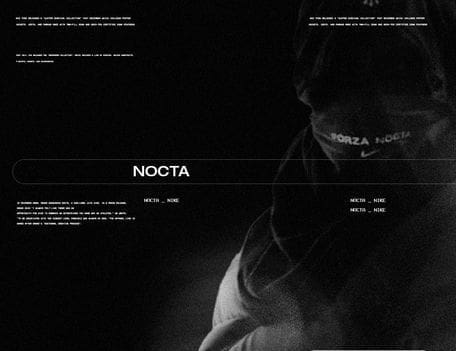 NOCTA brand frame with marginal annotation text